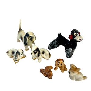 Vintage Dog Miniature Collection Bone China